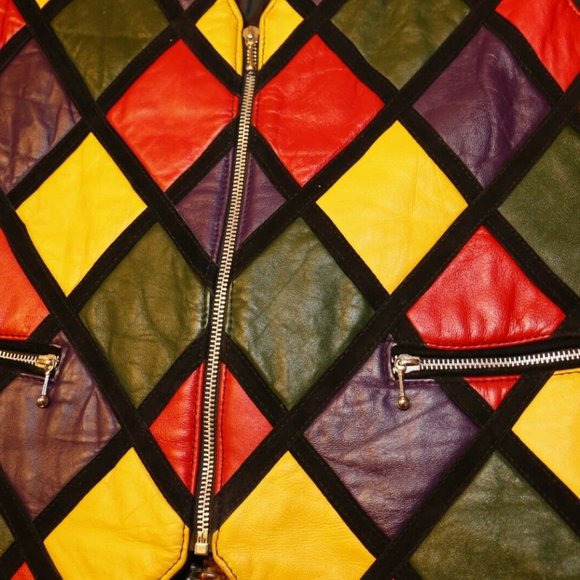 Men's Multicolored Zippered Vest (Brand TKO) Made In India - Picture 3 of 5